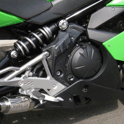 綾織りカーボンフレームカバー WR'S（ダブルアールズ） Ninja400R