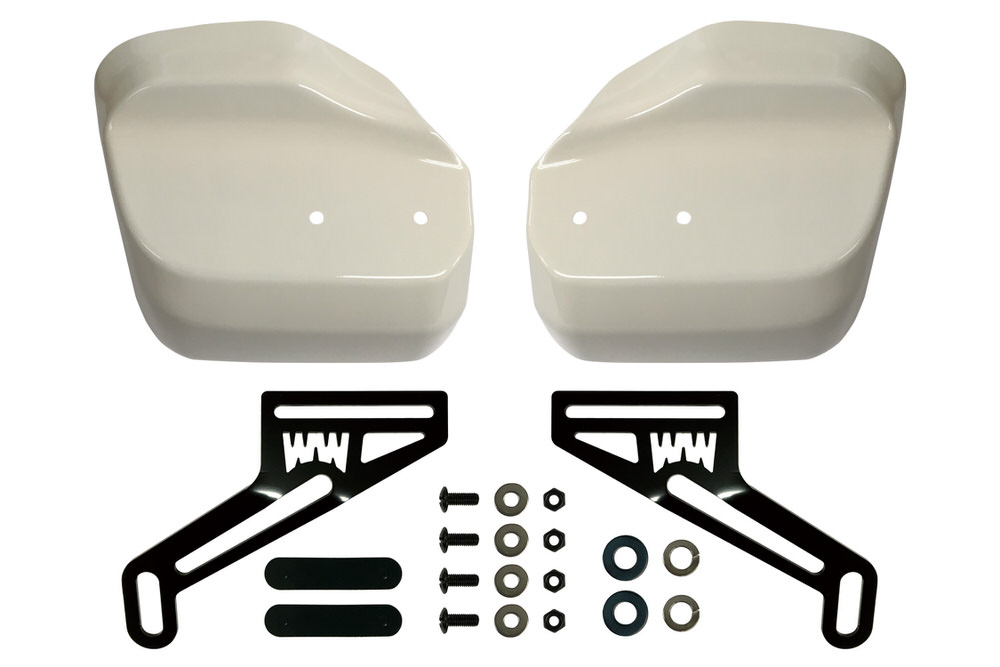 大型ナックルガード （クラシカルホワイト塗装） WORLD WALK（ワールドウォーク） クロスカブ110（JA45）
