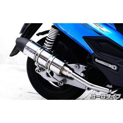 ロイヤルマフラー ユーロタイプ ステンレス ウイルズウィン（WirusWin） SYM New Fighter150 ZR