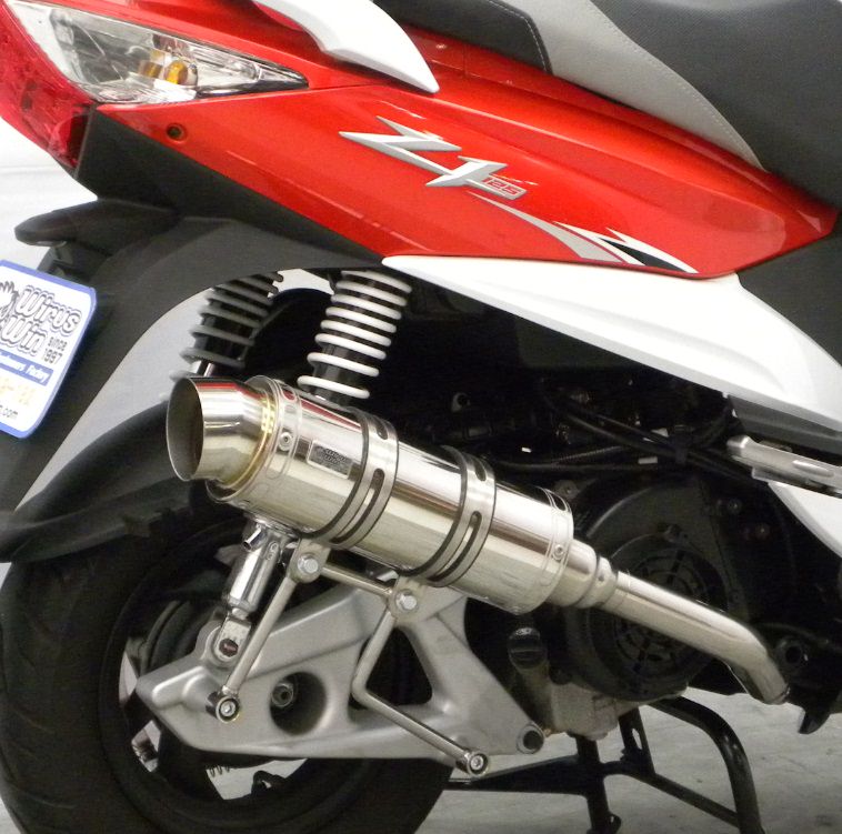 ロイヤルマフラー スポーツタイプ ステンレス ウイルズウィン（WirusWin） SYM Z1 125