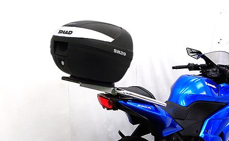 SHAD製リアボックス付 タンデムバー ウイルズウィン（WirusWin） Ninja250R（ニンジャ）JBK-EX250K