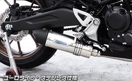 ダイナミックマフラー ユーロタイプ ステンレス フルエキゾースト ウイルズウィン（WirusWin） CB250R（8BK-MC52）