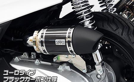 サイレンサー型エアクリーナーキット ユーロタイプ ブラックカーボン仕様 ウイルズウィン（WirusWin） PCX125（8BJ-JK05）