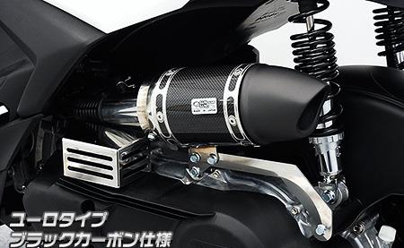 サイレンサー型 エアクリーナーキット ユーロタイプ ブラックカーボン仕様 ウイルズウィン（WirusWin） トリシティ125（8BJ-SEK1J）