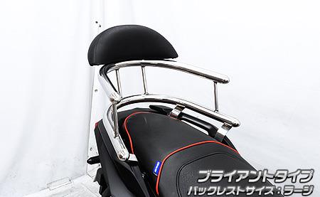 バックホールドタンデムバー ブライアントタイプ バックレストラージ ウイルズウィン（WirusWin） ADV160（8BK-KF54）