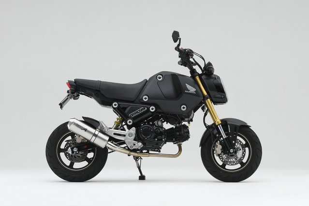 SUS オーバルコーン マフラー JMCA認証 YAMAMOTO RACING（ヤマモトレーシング） GROM（グロム）2BJ-JC92