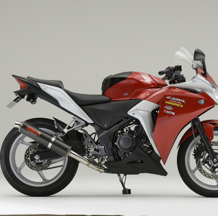 SUSスリップオンカーボンマフラー JMCA認定 YAMAMOTO（ヤマモトレーシング） CBR250R（MC41）