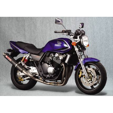 SPEC-A チタンマフラー4-1カーボンサイレンサー YAMAMOTO（ヤマモトレーシング） CB400SF（99〜07年）