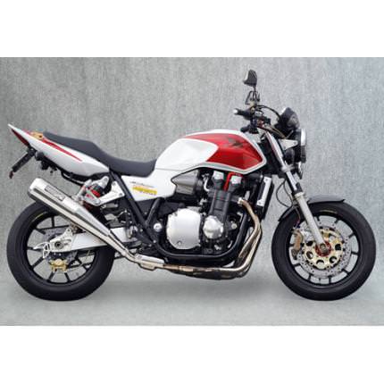 SPEC-A スリップオンマフラー ステンレスメガホン YAMAMOTO（ヤマモトレーシング） CB1300SF（03〜07年）