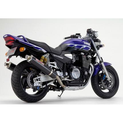 SPEC-A スリップオンマフラー カーボンサイレンサー YAMAMOTO（ヤマモトレーシング） XJR1300（00〜02年）