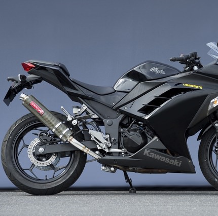 SUSスリップオンケブラーマフラー JMCA認定 YAMAMOTO（ヤマモトレーシング） Ninja250（ニンジャ）