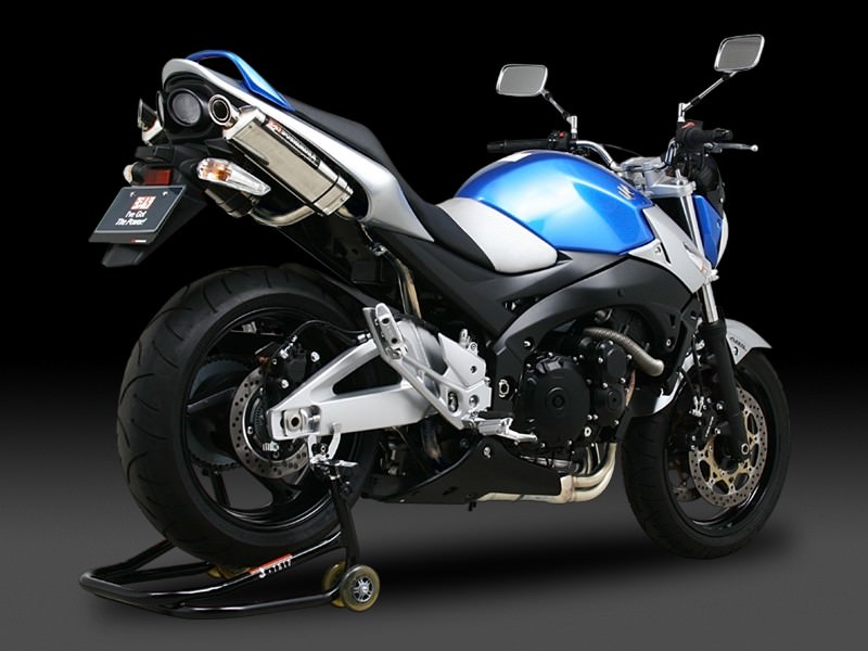 スリップオンマフラー Tri-Ovalサイクロン EXPORT SPEC ST （チタンカバー） YOSHIMURA（ヨシムラ） GSR400（06〜10年）