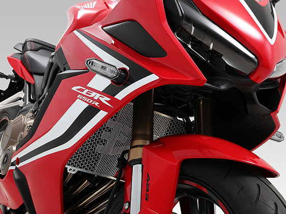 ラジエターコアプロテクター　シルバー YOSHIMURA（ヨシムラ） CBR650R（19〜20年）