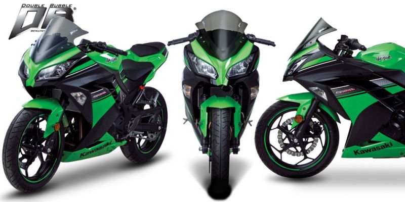 スクリーン ダブルバブル クリア ゼログラビティ（ZERO GRAVITY） Ninja300（ニンジャ）13〜16年