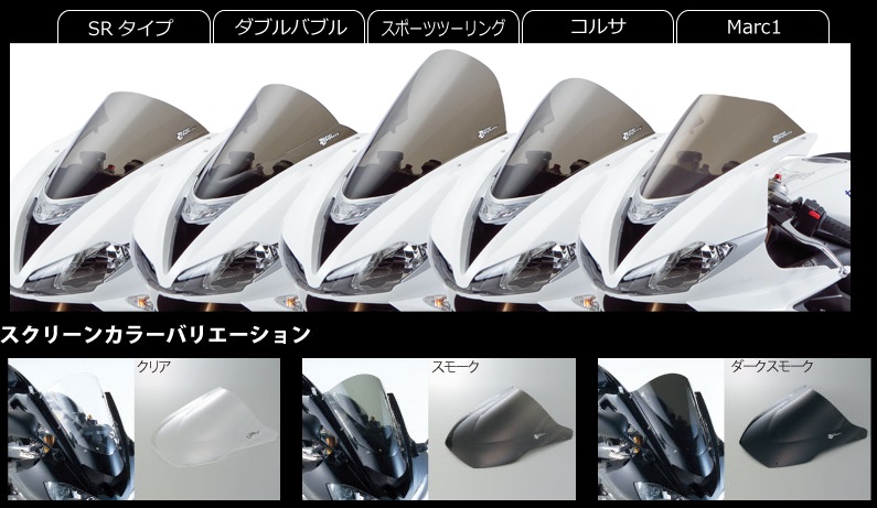 ZEROGRAVITY ゼログラビティ スクリーン カラー：クリア Z900RS Z900RS CAFE KAWASAKI カワサキ KAWASAKI カワサキ