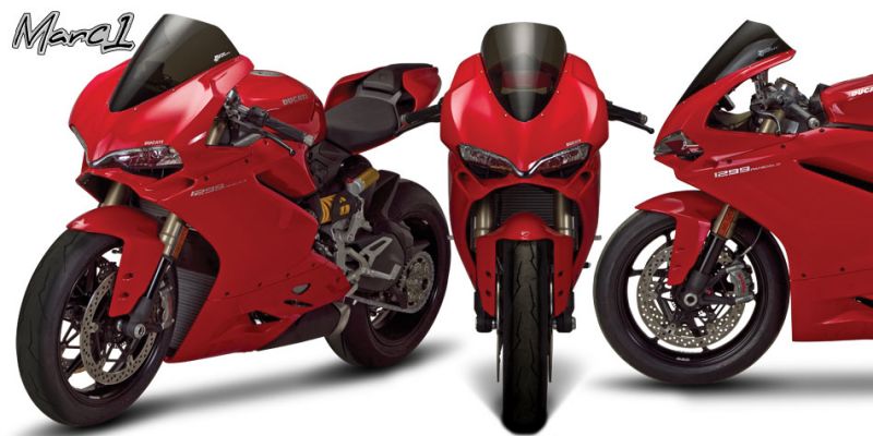 スクリーン MARC1 クリア ゼログラビティ（ZERO GRAVITY） DUCATI 959 Panigale（15〜17年）